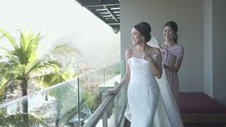 Wedding by the ocean at White rock Beach Club Bali