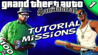 GTA San Andreas [:1:] ALL Tutorial Missions [100% Walkthrough]