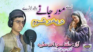 A mor Jane rana larey Dar pa dar shom || Hafiz masaud Ahmed mavia