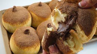 Baked Donuts With Nutella Filling