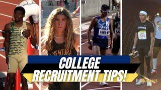 Tips on How To Get Recruited To Run at College from REAL High Schoolers!