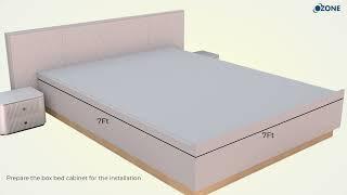 Ozone | Bed Lift Up System 1500 MM UHD | Installation Guide