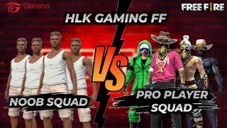 noob squad and Pro player squad 4vs4 | HKL GAMING FF | clash squad rank | Garena Free Fire