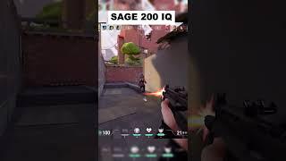SAGE 200 IQ KILL #shorts #valorant