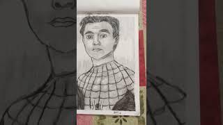 Spider-Man Tom Holland drawing easy ️️️#vbshorts