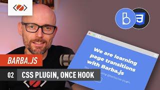 Barba.js and CSS Plugin - 02. Fade In Page Transition Tutorial