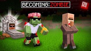 I Became Zombie for ONE DAY In Minecraft.....