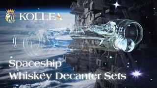 First in the industry！Kollea Spaceship Whiskey Decanter Set Christmas Birthday Gifts for Sci-Fi Fans