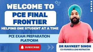 Welcome To PCE Final Frontier : PCE Exam Preparation Platform