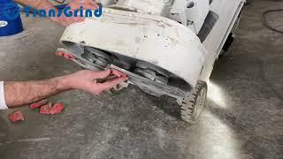 How To Grind Hard Concrete Floor With Metal Bond  Diamond Grinding Tools