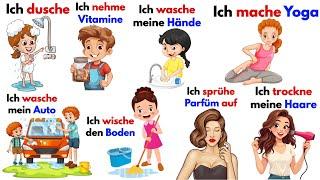 My daily routine | Talk about sentences about the daily routine | Learn German