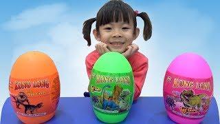 Săn Và Bóc Trứng Khủng Long Lấy Đồ Chơi  AnAn ToysReview TV 