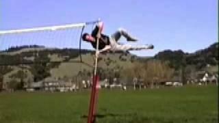 Patented Guy Wire Free Volleyball Net - Cobra Sports International