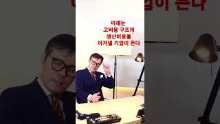 미래는 고비용 구조의 생산비용을 이겨낼 기업이 뜬다