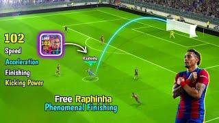 W(hole Player) Raphinhaaaaaaa  Phenomenal Finishing Raphinha Review in eFootball 25 Mobile 