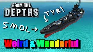 Adorable Battleship! Mini Tyr - From the Depths, Weird and Wonderful