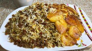 طرز تهیه عدس پلو با گوشت چرخ کرده|lentil rice with minced meat |عدس پلو