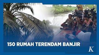 Permukiman dan Perkebunan di Muaro Jambi Dilanda Banjir