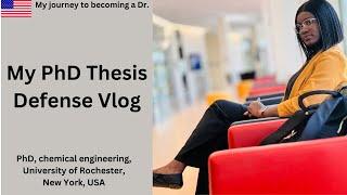 Defending my PhD Thesis vlog