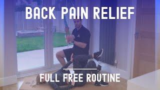 How Can I Fix My Back Pain From Home? PHASE 1 Full Routine (Free)