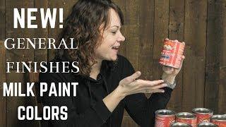 NEW General Finishes Milk Paint Colors Unboxing