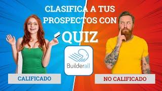 Como usar Quiz Builderall para clasificar a tus Prospectos