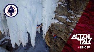 Majestic Ice Climbing On Frozen Waterfalls - Paradice Climbing Film | Action Talk Ep.2