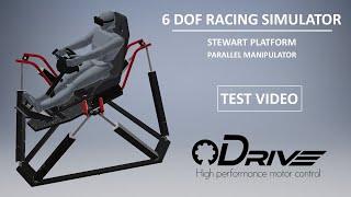 Test Video | DIY 6 DOF Racing/Motion Simulator  | ODrive