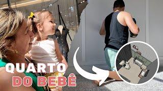 DIARIO DO QUARTO DO BEBE E SHOPPING COM A VOVO