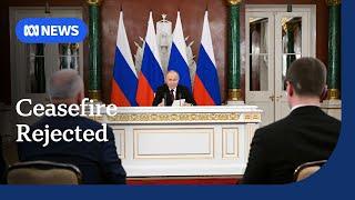 Russia snubs Ukraine ceasefire proposal from European leaders | ABC NEWS