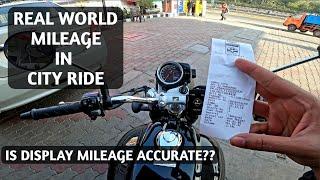 Honda CB350 HIGHNESS | Real World Mileage | Tips for Best mileage | Is display mileage accurate??