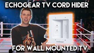 Hide Your TV Wires with the ECHOGEAR Dual Outlet in Wall Cable Management Kit