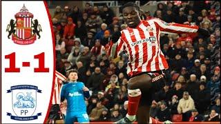 Sunderland vs Preston North End (1-1), Romaine Mundle Goal | All Goals Results And Highlights-2025.