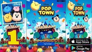 Disney POP TOWN Gameplay Walkthrough #1 (Android IOS)