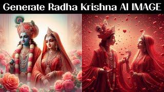 generate Radha Krishna image | bing AI Tutorial