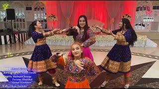 Afghan girls dance of Hewad Group in new song of Top Tajik singers Shabnam Surayo Farzona & Qosimova