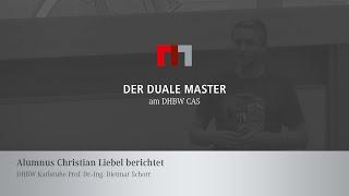 Alumnus Christian Liebel berichtet vom Dualen Master der DHBW