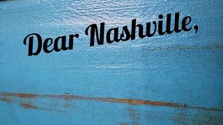 Dear Nashville ( Acoustic Version) Lyric Video By: Matt Cave Johnson Music