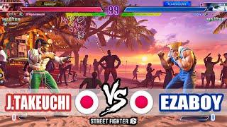 SF6  John Takeuchi  (Jamie) VS Ezaboy (Guile)【Street Fighter 6】