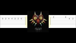 MTG - RITMO ZELDA - JXM (Easy Guitar Tabs Tutorial)