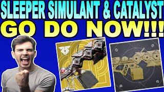 HOW TO GET SLEEPER SIMULANT & HOW TO GET SLEEPER SIMULANT CATALYST(Easy 1min Guide) Destiny 2