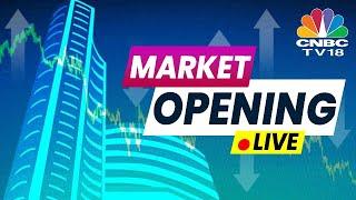 Market Opening LIVE | Market Opens Lower, Nifty Around 23,450 & Sensex Around 77, 300 | CNBC TV18