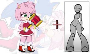 AMY vs SONIC - Rasputin // Trend // Gacha draw + Pinterest pose Pt.14 (Read description)