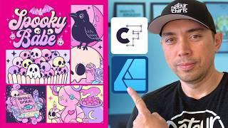 IT'S SO EASY! You Can Do This! The Panel Style Tutorial w/Creative Fabrica + Affinity Designer