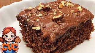 Texas Chocolate Cake - Coca Cola Cake  - Old Fashioned Southern Baking