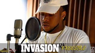 Invasion with his First Freestyle on Dancehall Freestyle Settings | Reggae Selecta UK