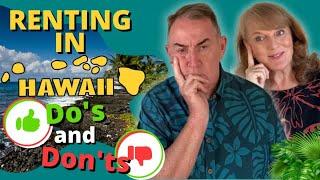 RENTING IN HAWAII - Things To Do To Find A Successful Rental On The Big Island