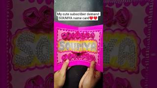 CUTE Handmade Name Card Creations You'll LOVE!