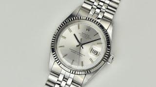 Rolex Oyster Perpetual Datejust 1601 'wide boy, no lume' (SKU0034)