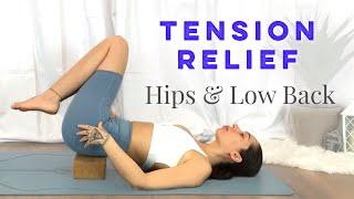 Lower Back Pain And Hip Tension Relief Using A Yoga Block